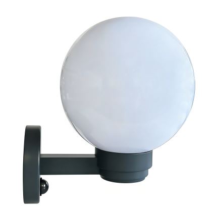 Brilagi - Udendørs væglampe med bevægelsessensor HARBOR 1xE27/40W/230V IP33 antracit/hvid