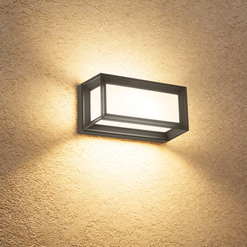 Brilagi - LED udendørs væglampe med sensor PARKER LED/12W/230V antracit IP44