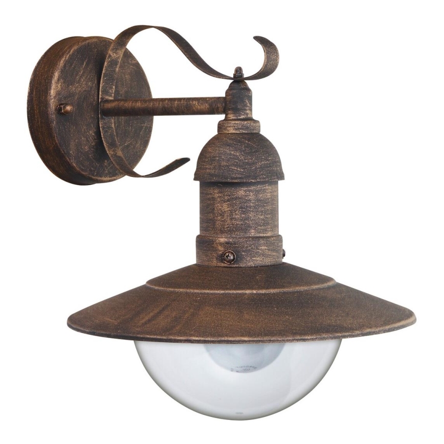 Brilagi - Udendørs væglampe MOLDE 1xE27/60W/230V IP44 bronze/patina