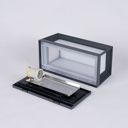 Brilagi - Udendørs væglampe PARKER 1xE27/60W/230V antracit IP44