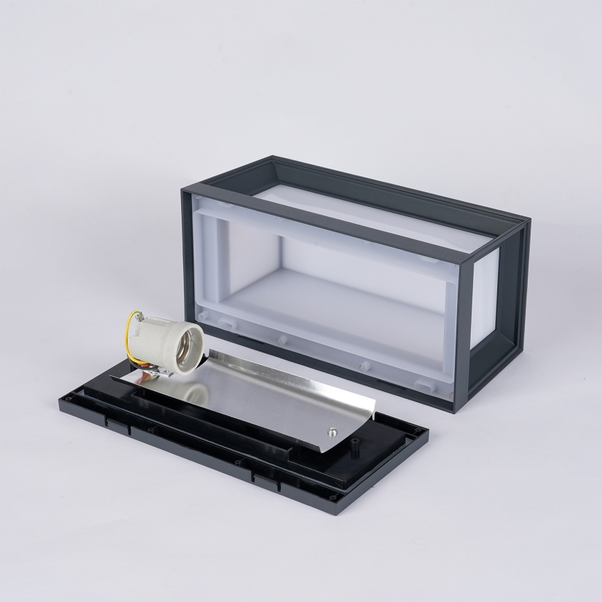 Brilagi - Udendørs væglampe PARKER 1xE27/60W/230V antracit IP44