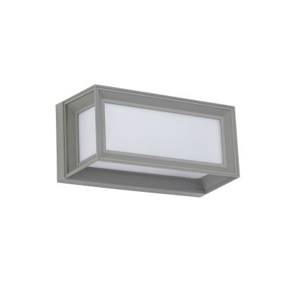 Brilagi - Udendørs væglampe PARKER 1xE27/60W/230V grå IP44
