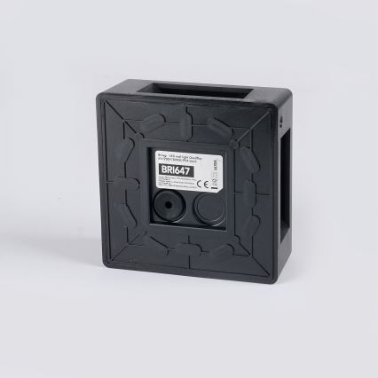Brilagi - Udendørs vægmonteret LED-lampe QUADRAY LED/6W/230V sort IP54