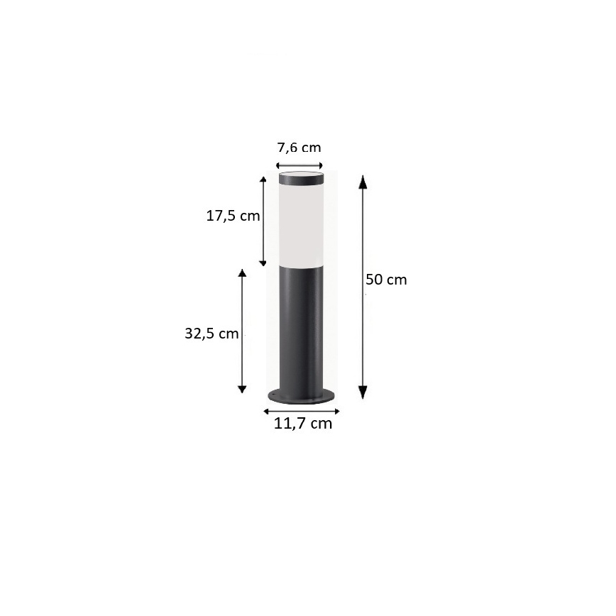 BRILAGI - Udendørslampe ELIA 1xE27/20W/230V IP44 50 cm antracit
