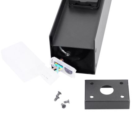 Brilagi - Udendørslampe med 2 SCHUKO-stik 1xG9/11W/230V IP44 sort