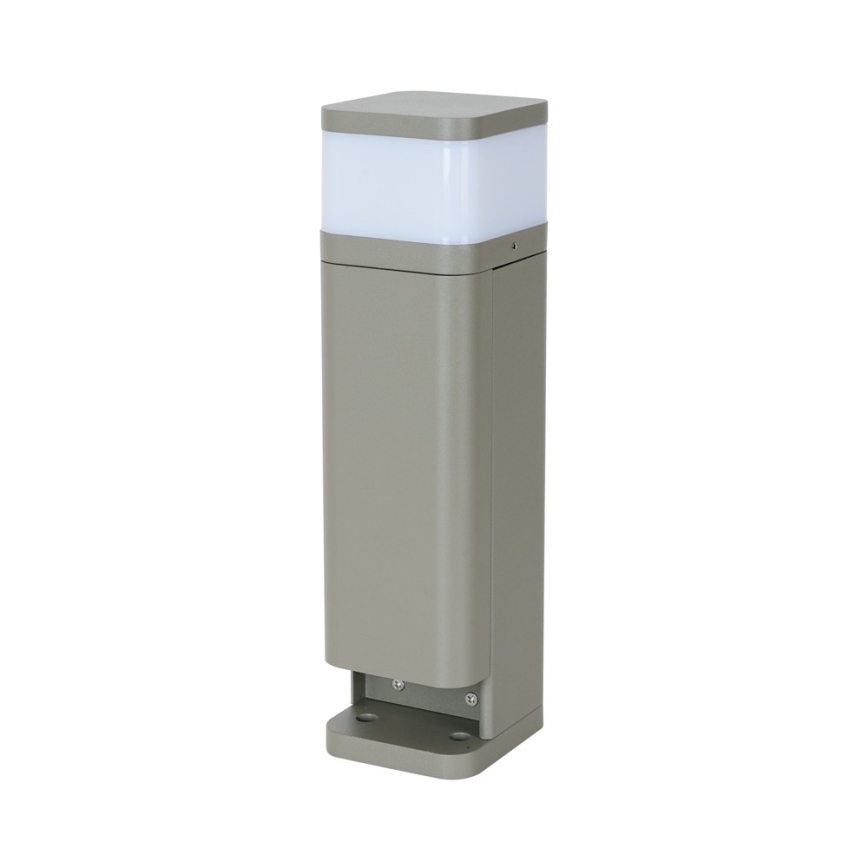 BRILAGI - Udendørslampe med 2 SCHUKO-stik PILLAR 1xG9/11W/230V IP44 grå