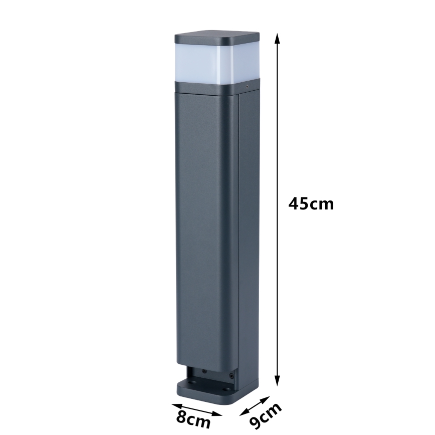Brilagi - Udendørslampe med 2 SCHUKO-stik PILLAR 1xG9/11W/230V IP44 antracit