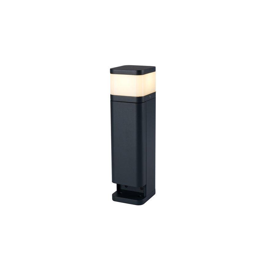 Brilagi - Udendørslampe med 2 SCHUKO-udtag PILLAR 1xG9/11W/230V IP44 antracit
