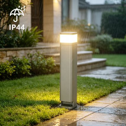BRILAGI - Udendørslampe med 2 stik SCHUKO PILLAR 1xG9/11W/230V IP44 grå