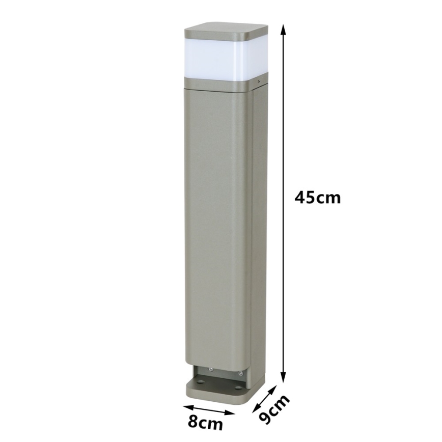 BRILAGI - Udendørslampe med 2 stik SCHUKO PILLAR 1xG9/11W/230V IP44 grå