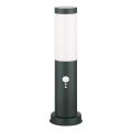 Brilagi - Udendørslampe med sensor 1xE27/15W/230V 40 cm IP44 antracit