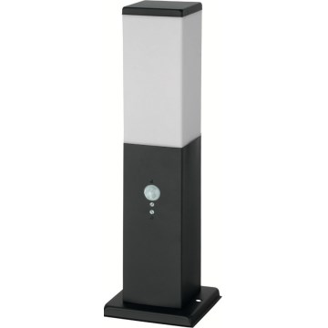 Brilagi - Udendørslampe med sensor 1xE27/15W/230V 40 cm IP44 sort