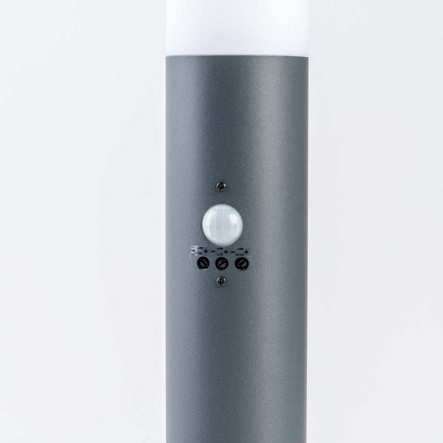 BRILAGI - Udendørslampe med bevægelsessensor ELIA 1xE27/20W/230V IP44 100 cm antracit