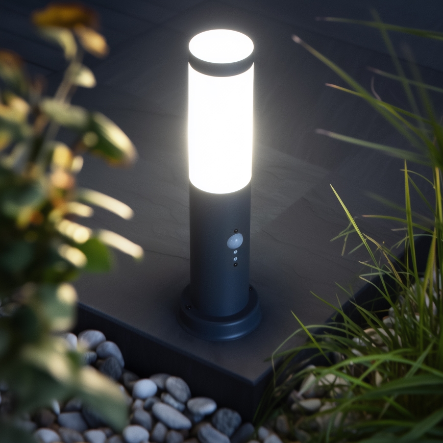 Brilagi - Udendørslampe med sensor NOVA 1xE27/15W/230V 40 cm IP44 antracit