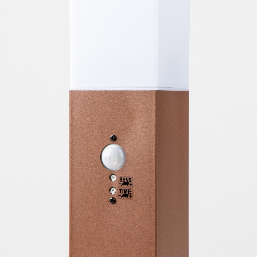 Brilagi - Udendørslampe med sensor NOVA 1xE27/15W/230V 40 cm IP44 brun