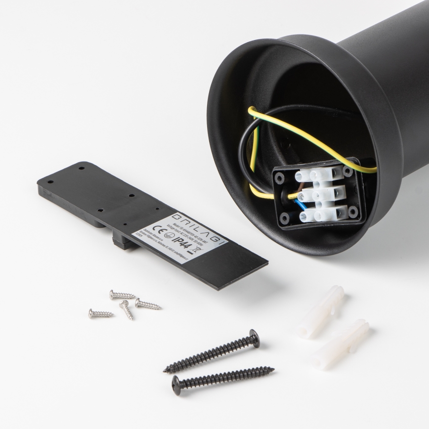 Brilagi - Udendørslampe med sensor NOVA 1xE27/15W/230V 40 cm IP44 sort