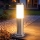 Brilagi - Udendørslampe NOVA 1xE27/15W/230V 40 cm IP44 mat krom