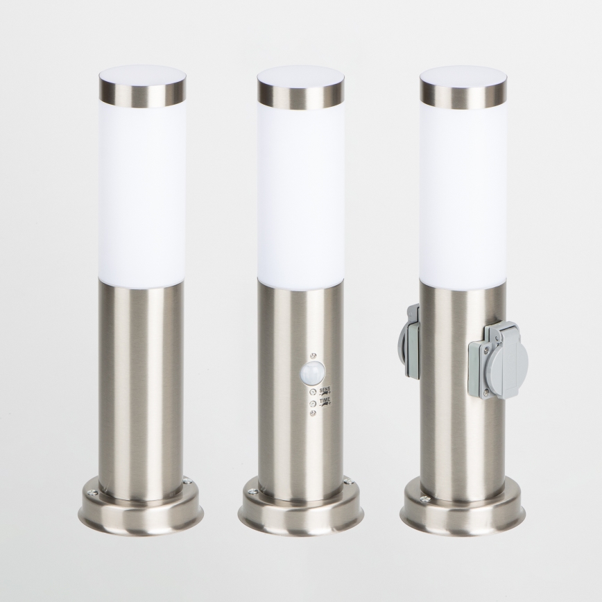 Brilagi - Udendørslampe NOVA 1xE27/15W/230V 40 cm IP44 mat krom