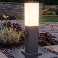 Brilagi - Udendørslampe NOVA med 2 SCHUKO-stik 1xE27/15W/230V 40 cm IP44 antracit