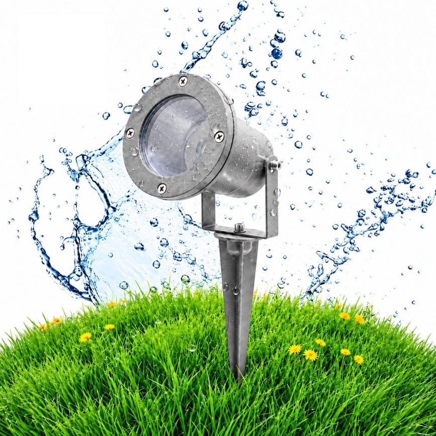 BRILAGI - Udendørslampe TERRA 1xGU10/50W/230V IP65 grå