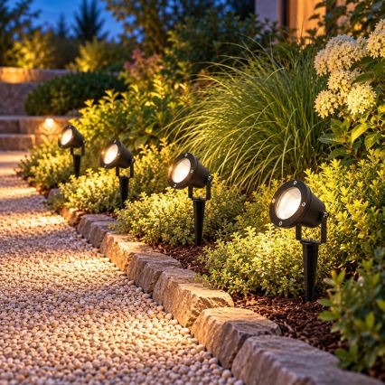 BRILAGI - Udendørslampe TERRA 1xGU10/50W/230V IP65 sort