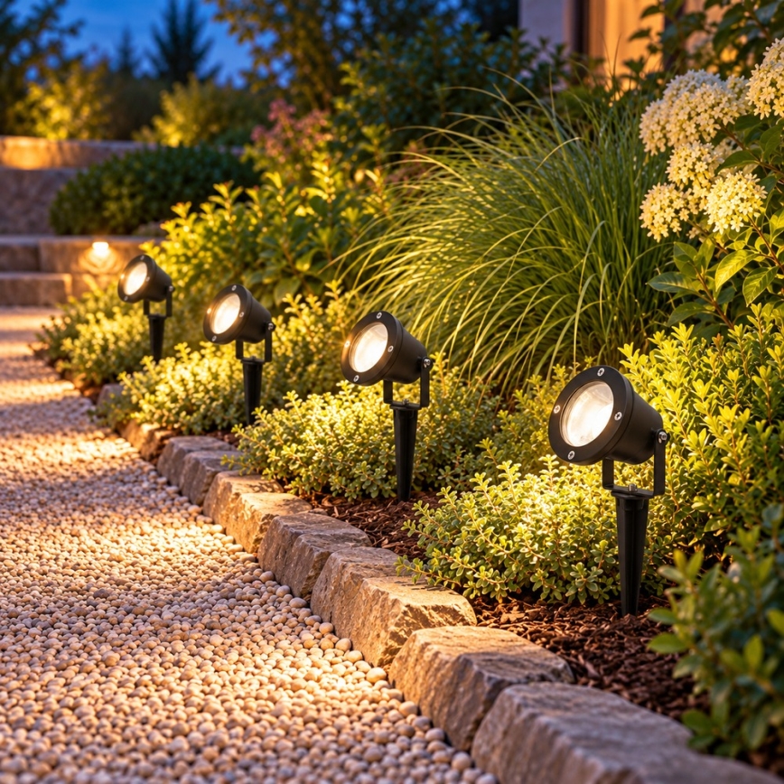 BRILAGI - Udendørslampe TERRA 1xGU10/50W/230V IP65 sort