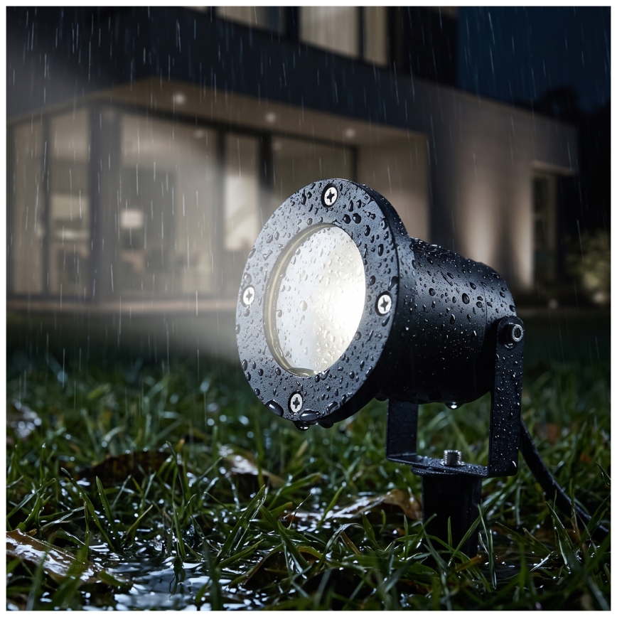 BRILAGI - Udendørslampe TERRA 1xGU10/50W/230V IP65 sort
