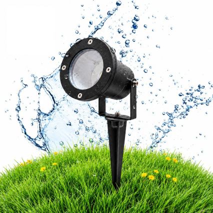 BRILAGI - Udendørslampe TERRA 1xGU10/50W/230V IP65 sort