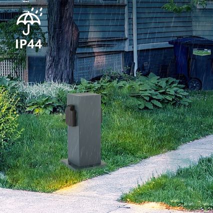 Brilagi - Udvendig stikkontaktsøjle PILLAR 1Z SCHUKO 230V IP44 antracit