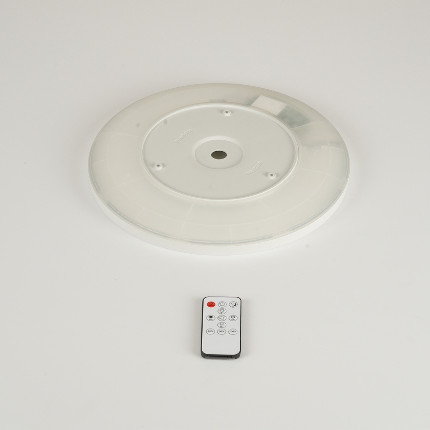 Brilagi - LED-dæmpbar loftlampe ULTRA SLIM LED/18W/230V 2700-6500K Ø 30 cm hvid + fjernbetjening