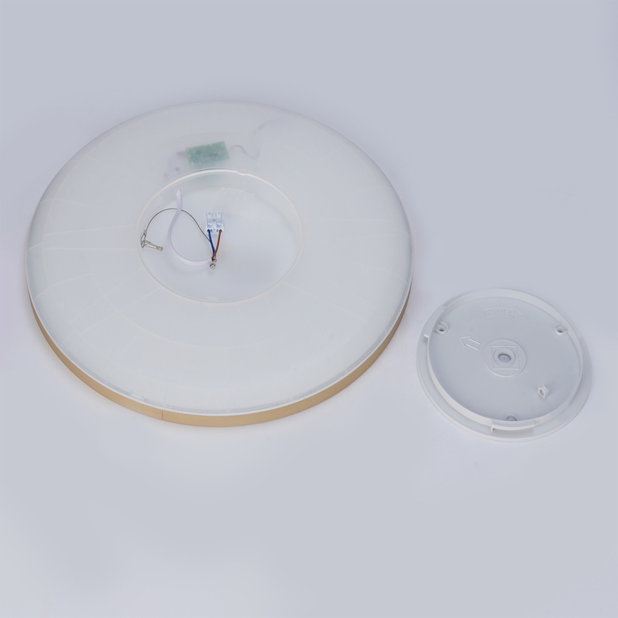 Brilagi - LED badeværelsesloftlampe ULTRA SLIM LED/24W/230V Ø 42 cm guld IP54