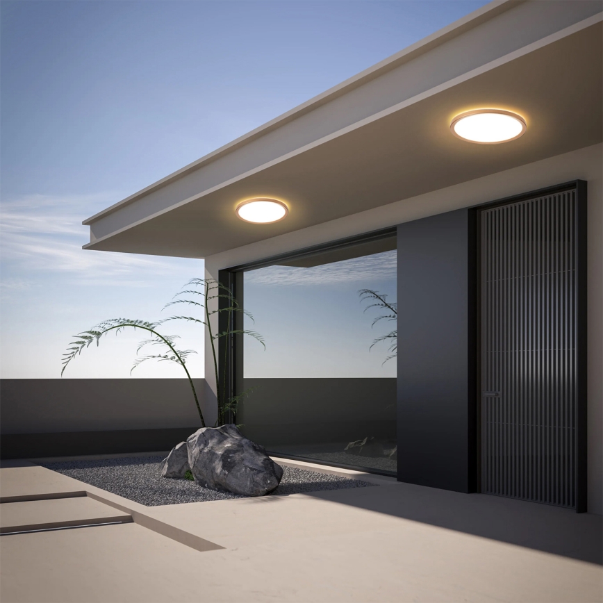 Brilagi - LED badeværelsesloftlampe ULTRA SLIM LED/18W/230V Ø 30 cm roseguld IP54