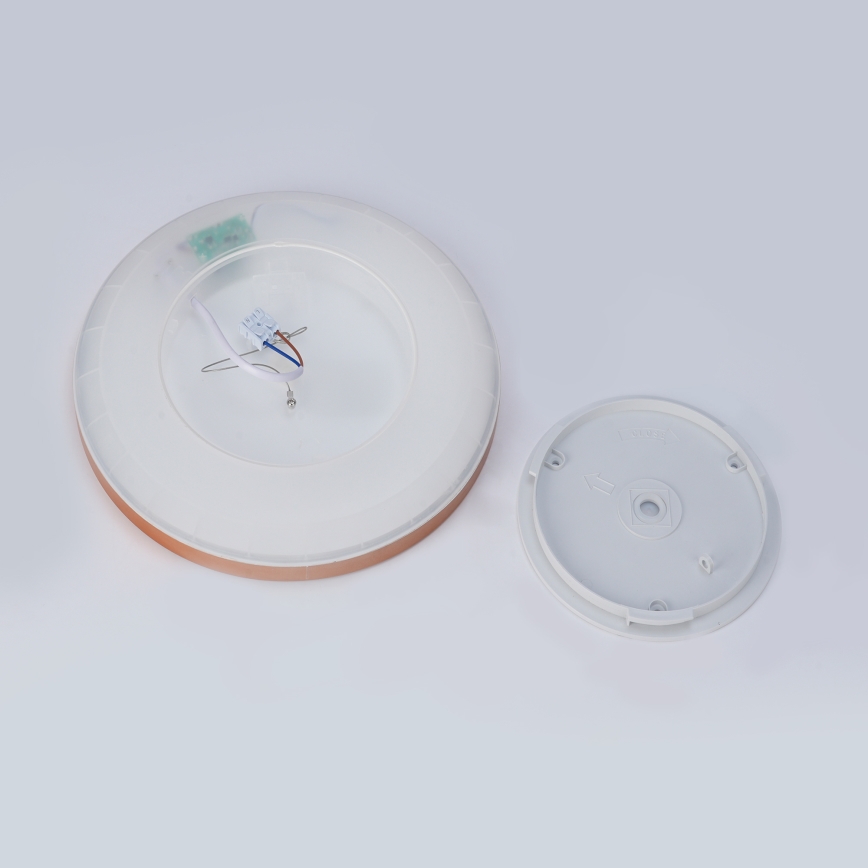 Brilagi - LED badeværelsesloftlampe ULTRA SLIM LED/18W/230V Ø 30 cm roseguld IP54