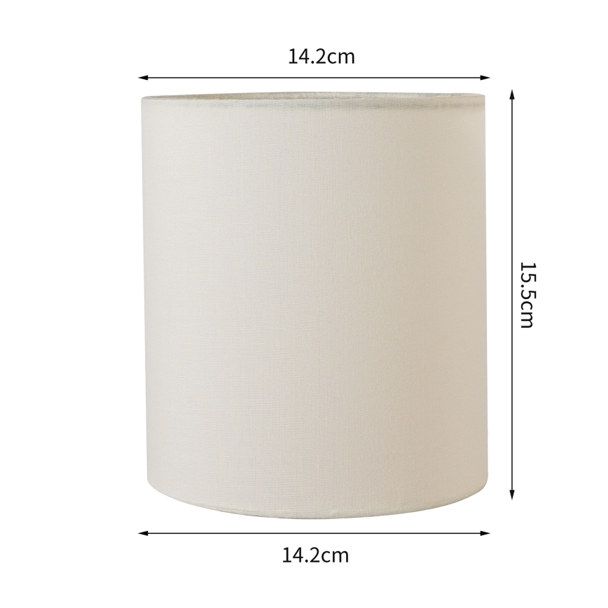 Brilagi - Universal lampeskærm NUBILA E27 15,5x14 cm creme