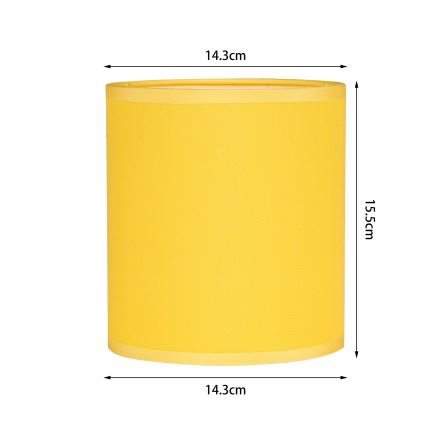 Brilagi - Universal lampeskærm NUBILA E27 15,5x14 cm gul