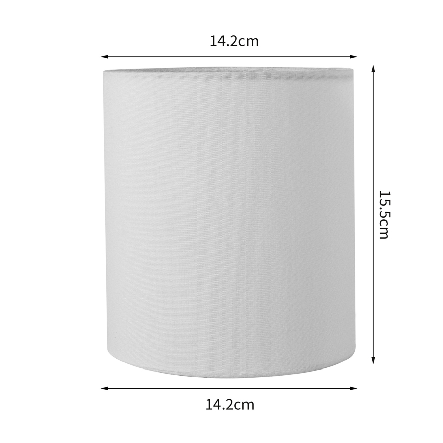 Brilagi - Universal lampeskærm NUBILA E27 15,5x14 cm hvid