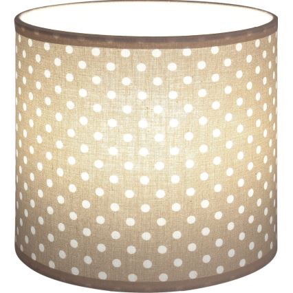 Brilagi - Universal lampskærm BOBO E27 Ø 15 cm beige med prikker