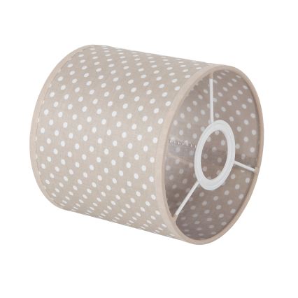 Brilagi - Universal lampskærm BOBO E27 Ø 15 cm beige med prikker