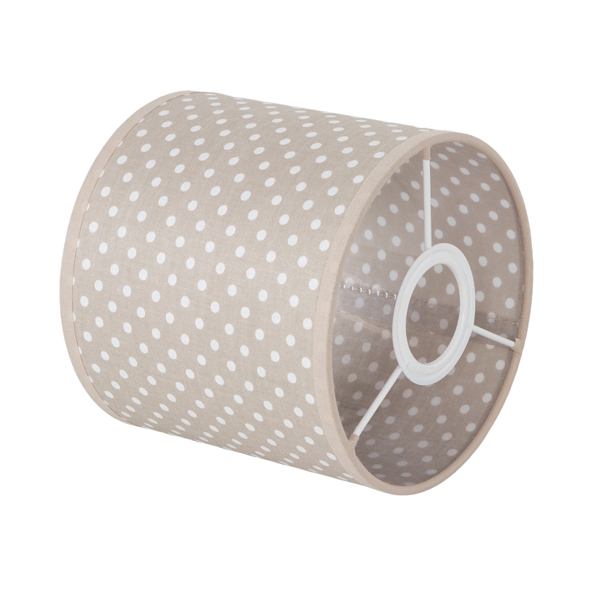 Brilagi - Universal lampskærm BOBO E27 Ø 15 cm beige med prikker