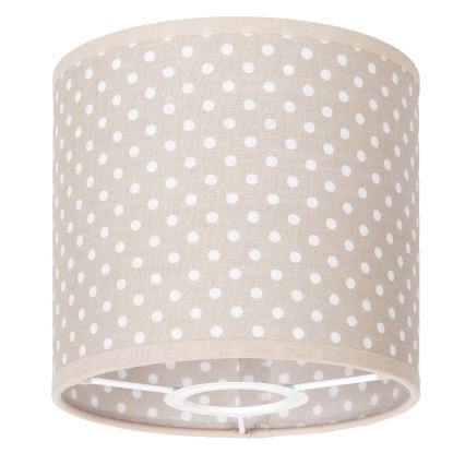 Brilagi - Universal lampskærm BOBO E27 Ø 15 cm beige med prikker