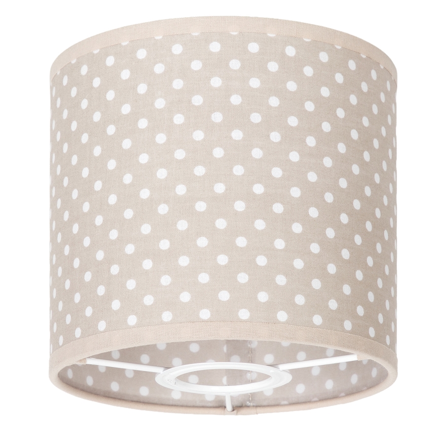 Brilagi - Universal lampskærm BOBO E27 Ø 15 cm beige med prikker