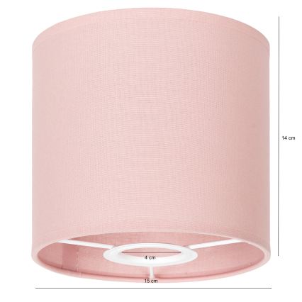 Brilagi - Universal lampskærm BOBO til E27, Ø 15 cm, lyserød