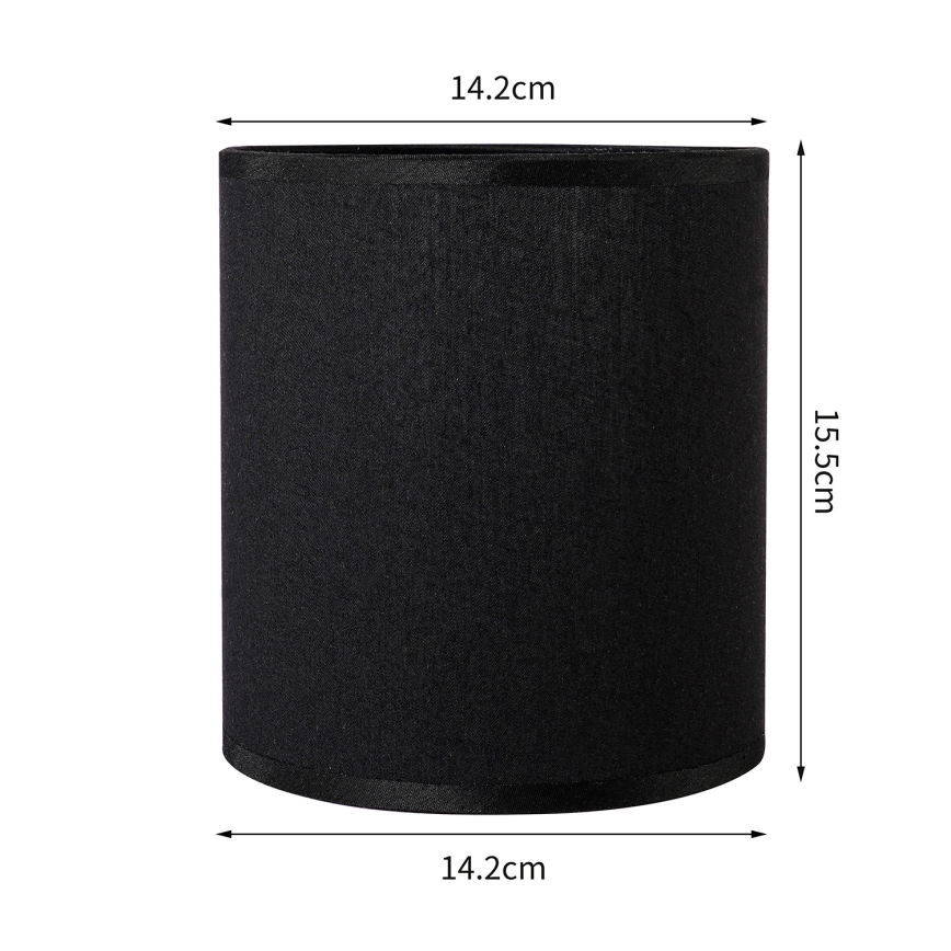 Brilagi - Universal lampeskærm NUBILA E27 15,5x14 cm antracit