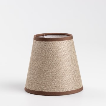 Brilagi - Universel lampeskærm NUBILA E27 13x9 cm brun