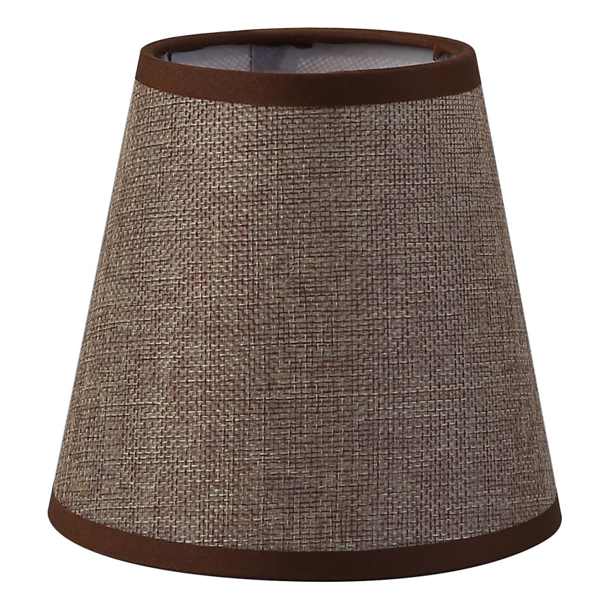 Brilagi - Universel lampeskærm NUBILA E27 13x9 cm brun