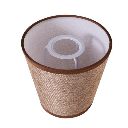 Brilagi - Universel lampeskærm NUBILA E27 13x9 cm brun
