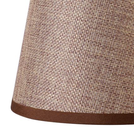 Brilagi - Universel lampeskærm NUBILA E27 13x9 cm brun