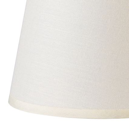 Brilagi - Universel lampeskærm NUBILA E27 13x9 cm cremefarvet