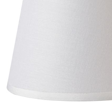 Brilagi - Universel lampeskærm NUBILA E27 13x9 cm hvid