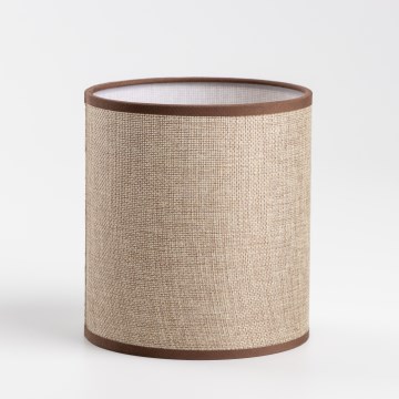 Brilagi - Universel lampeskærm NUBILA E27 15,5x14 cm brun